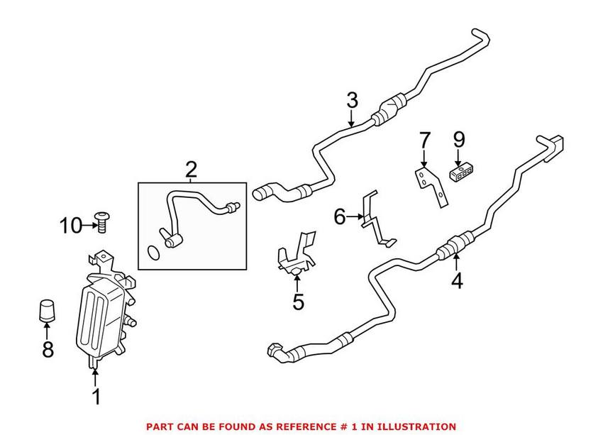 BMW Auto Trans Cooler 17217638580